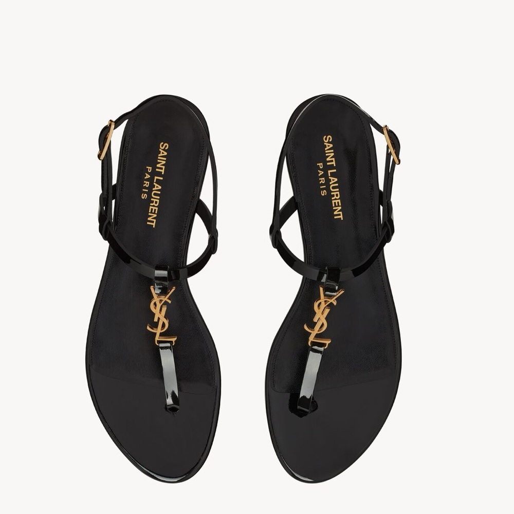 AUTHENTIC YSL SAINT LAURENT SANDLES- NEW with Box+ Tag!